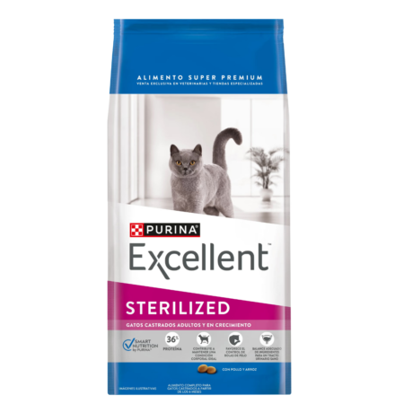 Alimento Gatos Castrados PURINA EXCELLENT Sterilized 7.5kg